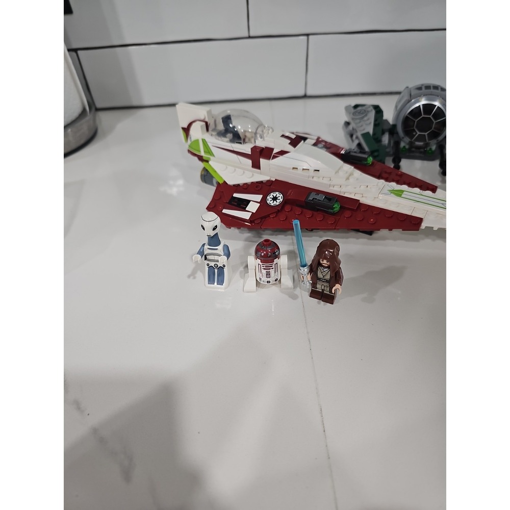 LEGO Star Wars: Obi-Wan Kenobi's Jedi Starfighter And Yoda Jedi Starfghter Lot - Picture 2 of 6